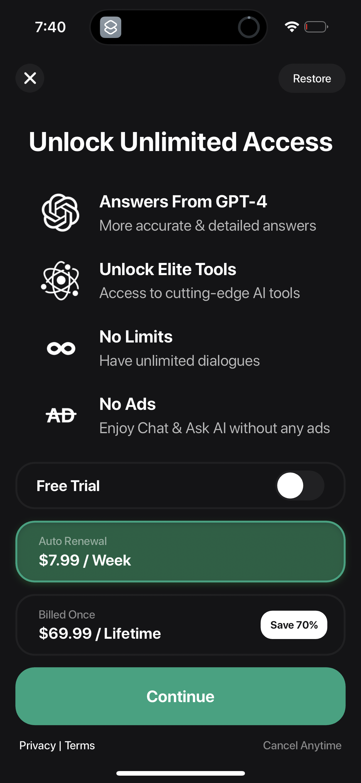ask-ai app screenshot 1